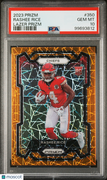 2023 Panini Prizm Rashee Rice #350 Lazer PSA 10