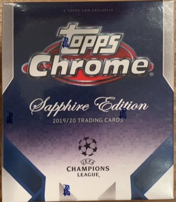 2020 Topps Chrome UEFA Champions League Sapphire Edition