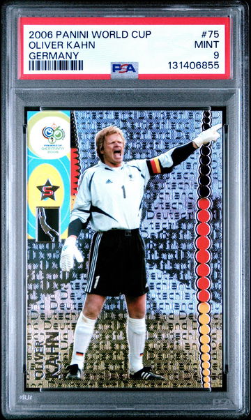 2006 Panini Fifa World Cup Germany Oliver Kahn #75 PSA 9