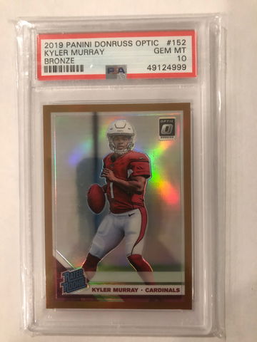 Kyler Murray Optic Bronze PSA 10 Rookie