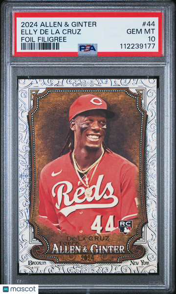 2024 Topps Allen & Ginter Elly De La Cruz #44 Foil Filigree PSA 10