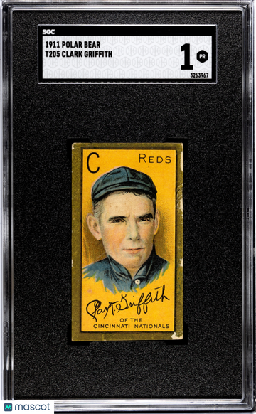 1911 Polar Bear (T205) Clark Griffith SGC 1