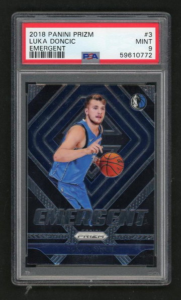 2018 Panini Prizm Emergent Luka Doncic #3 PSA 9