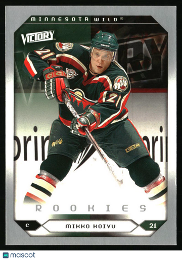 2005-06 Upper Deck Mikko Koivu #300 2005-06 Upper Deck Victory Update Minnesota Wild