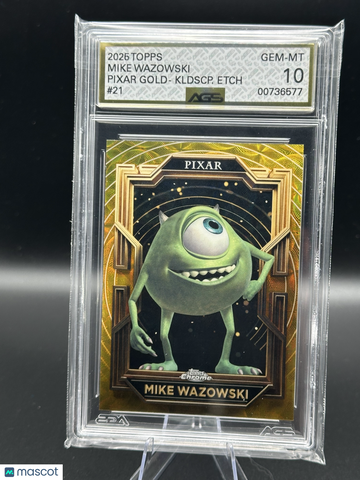 2025 Topps Chrome Pixar GOLD AGS 10