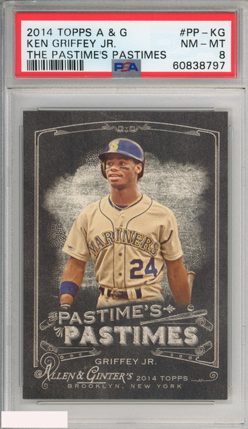 2014 TOPPS ALLEN GINTER THE PASTIMES PASTIMES KEN GRIFFEY JR #PP-KG PSA 8 NM-MT
