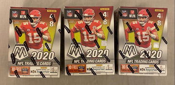 3X 2020 Mosaic Football Blaster Boxes