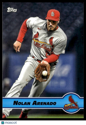 2022 Topps UK Edition Nolan Arenado #PG-13 1997-98 Merlin Premier Gold Redux