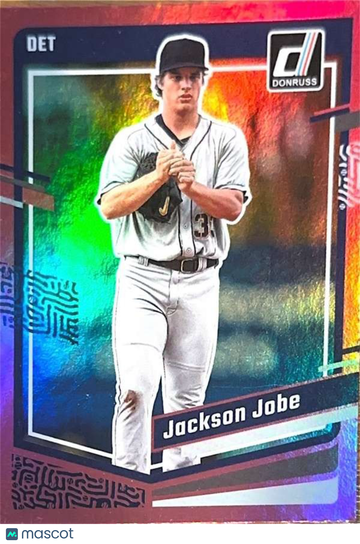 2023 Donruss - Holo Purple Jackson Jobe #100