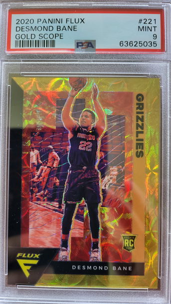 2020 Flux Desmond Bane Gold Scope Pop 1 #D /8