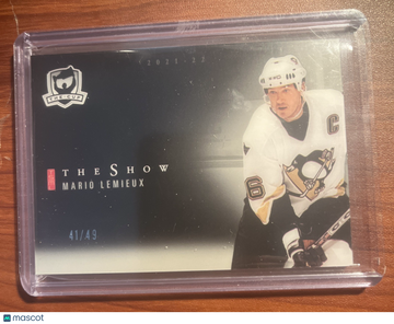 2021-22 Upper Deck The Cup Mario Lemieux #SB-12 Black Parallel/Variety
