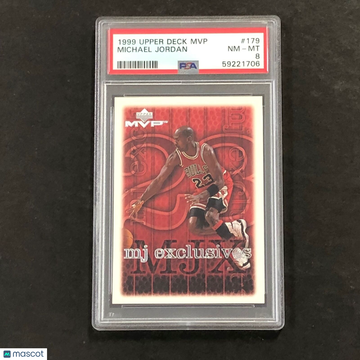 1999 Upper Deck MVP Michael Jordan #179 PSA 8