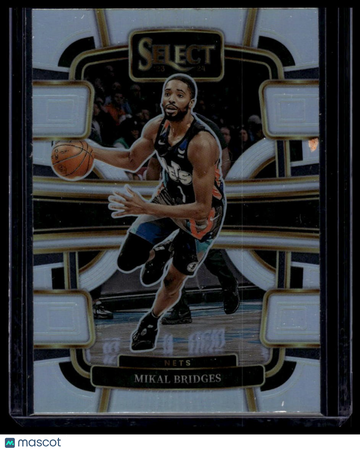 2023-24 Panini Select Mikal Bridges #34 Silver Prizms