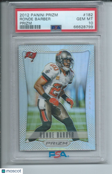 2012 Panini Prizm Ronde Barber #182 PSA 10