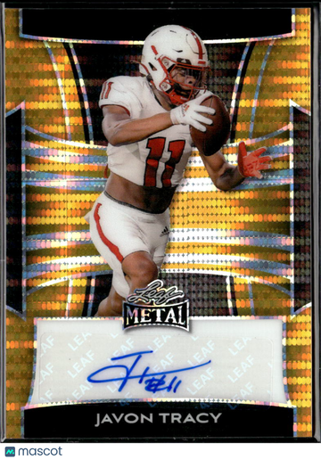 Javon Tracy 2025 Leaf Metal Auto Gold Mojo /1