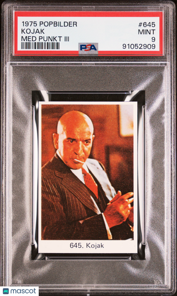 1975 Popbilder Popbilder Med Punkt III Kojak #645 PSA 9