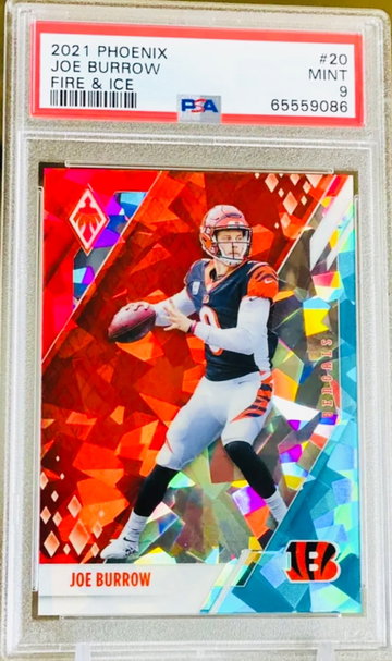 Joe Burrow Fire & Ice Prizm PSA 9 /50 Phoenix