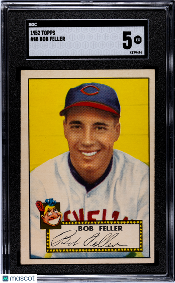 1952 Topps Bob Feller #88 SGC 5