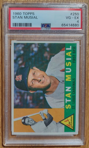 1960 Topps Stan Musial PSA 4