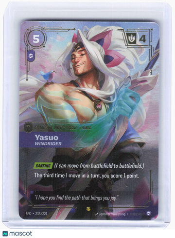 Spiritforged Yasuo Foil Showcase #235/221