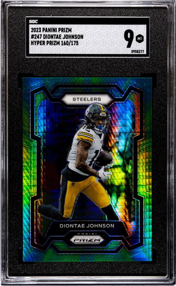 2023 Panini Prizm Hyper Prizm Diontae Johnson #247 /175 SGC 9