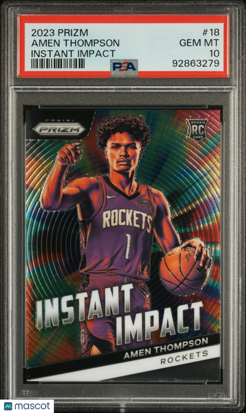 2023 Panini Prizm Instant Impact Amen Thompson #18 PSA 10