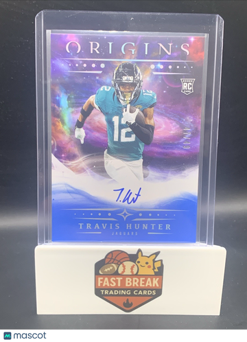 2025 Panini Origins Travis Hunter #RA-THU Blue Parallel/Variety Rookie Insert