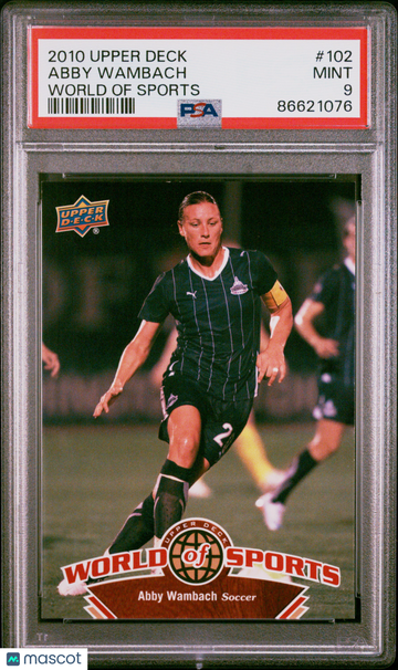 2010 Upper Deck World Of Sports Abby Wambach #102 World Of Sports PSA 9