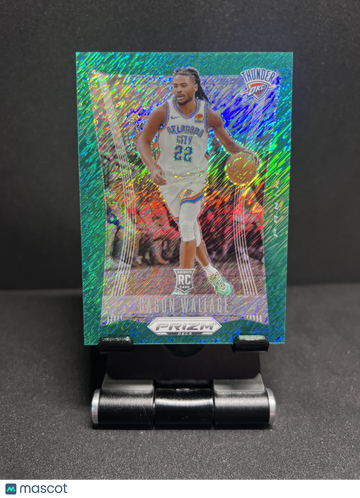 2023 PRIZM DECA CASON WALLACE GREEN SHIMMER /12 RC