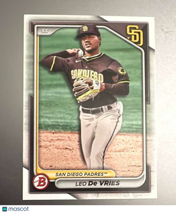 2024 Bowman Draft Leo De Vries #BD-116