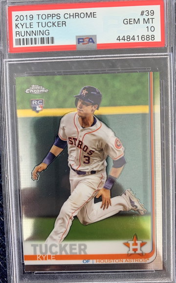 2019 Topps Chrome- Kyle Tucker - PSA 10