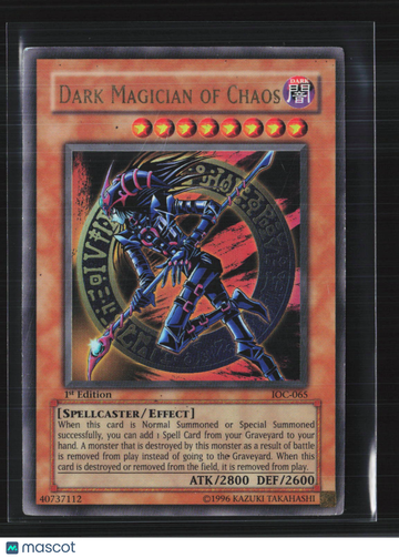 2004 Yu-Gi-Oh! Invasion of Chaos Dark Magician of Chaos Ultra Rare 1st Edition #IOC-065