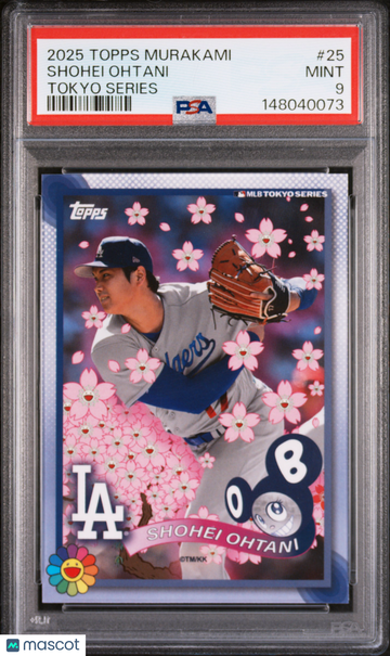 2025 Topps Takashi Murakami + MLB World Tour Tokyo Series Shohei Ohtani #25 PSA 9