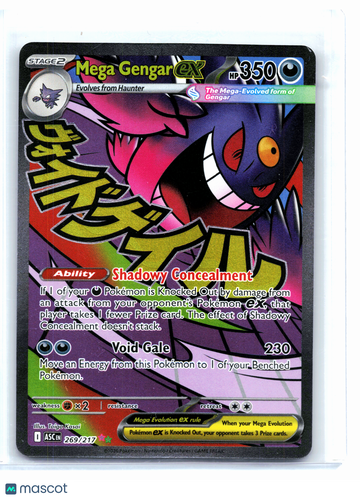 Ascended Heroes Mega Gengar ex Holo Mega Attack Rare #269/217