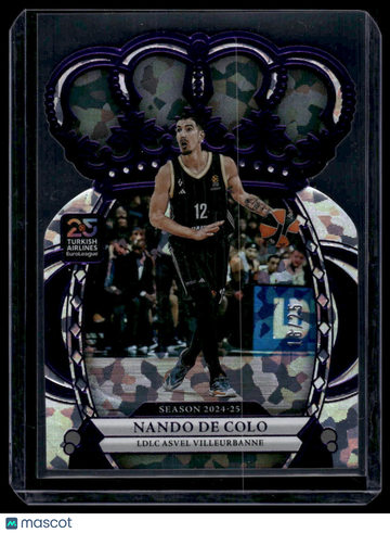 2024-25 Panini Crown Royale Nando De Colo #73 Crystal Purple /25