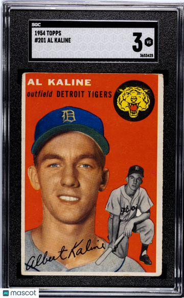 1954 Topps Al Kaline #201 SGC 3