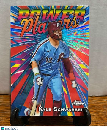 2025 Topps Chrome - Power Players Kyle Schwarber #PP-15