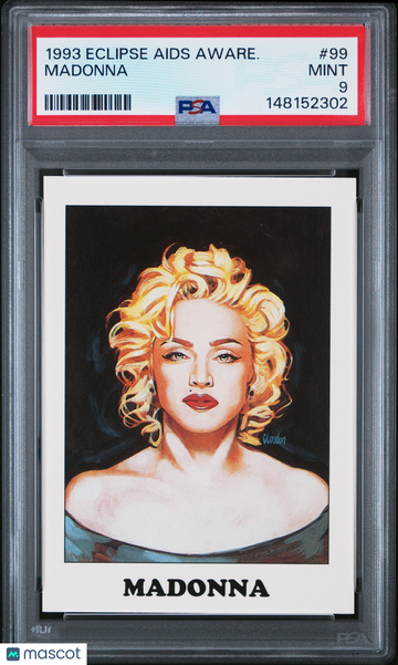 1993 Eclipse Aids Awareness Madonna #99 PSA 9