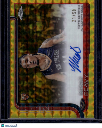 2025 Topps Chrome Micah Peavy #TCAR-MP /50 RC