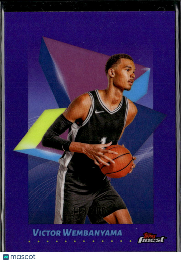 2025 Topps Finest Victor Wembanyama #83 Purple Refractor