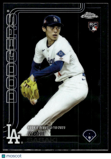 2025 Topps Chrome Update Roki Sasaki #USC73 RC