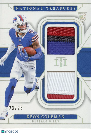 2024 Keon Coleman Patch Rookie Panini Authentic