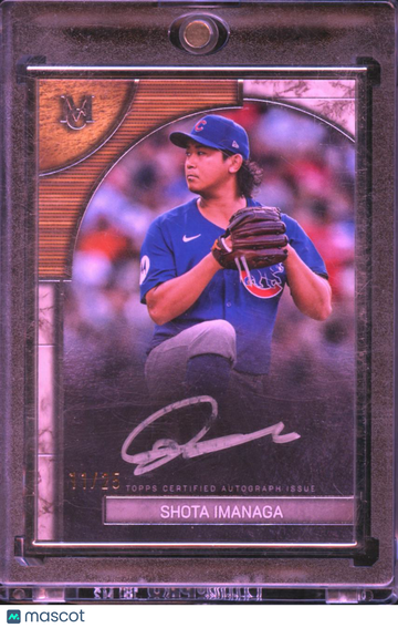 2025 Topps Museum Collection Shota Imanaga #FMA-SI /25 Museum Framed Autographed Card