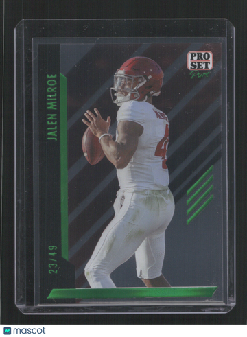 2024 PRO SET PURE JALEN MILROW #50 23/49 SN