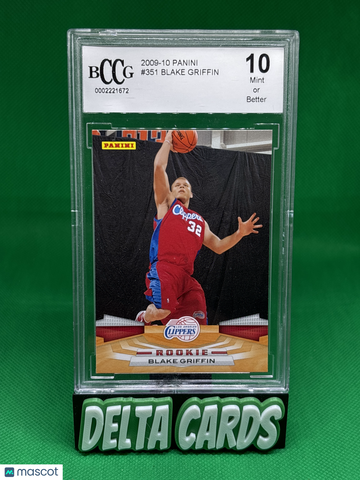 2009 Panini Blake Griffin #351 Rookie Card BCCG 10