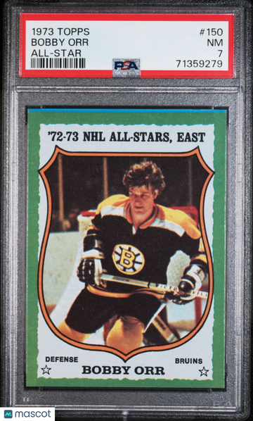1973 Topps Bobby Orr #150 All Star PSA 7