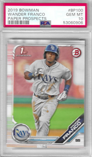 2019 Bowman Wander Franco PSA 10