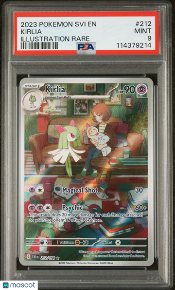 2023 Pokemon Svi EN-Scarlet & Violet Kirlia Illustration Rare PSA 9 #212