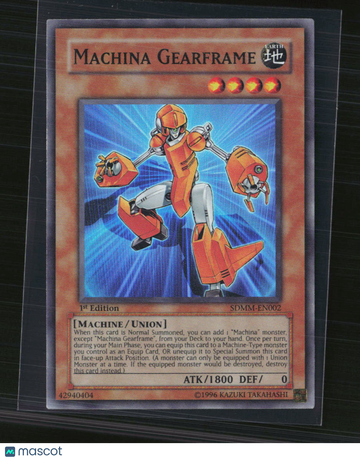 2010 Konami Machina Mayhem Structure Deck Machina Gearframe 1st Edition