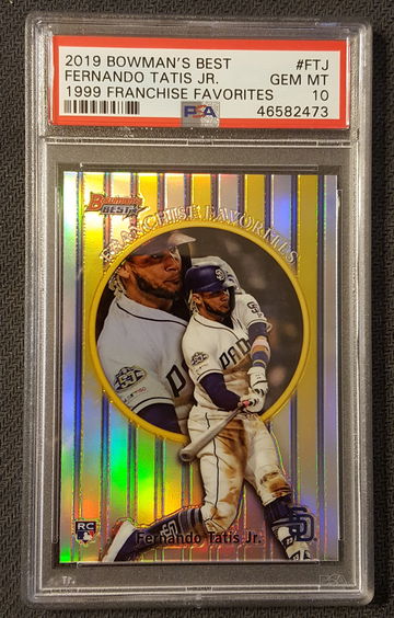 2019 Bowman's Best Fernando Tatis Jr RC Rookie PSA 10 1999 Franchise Favorites